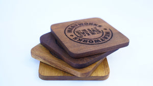 Wooden Coasters - Set of 4