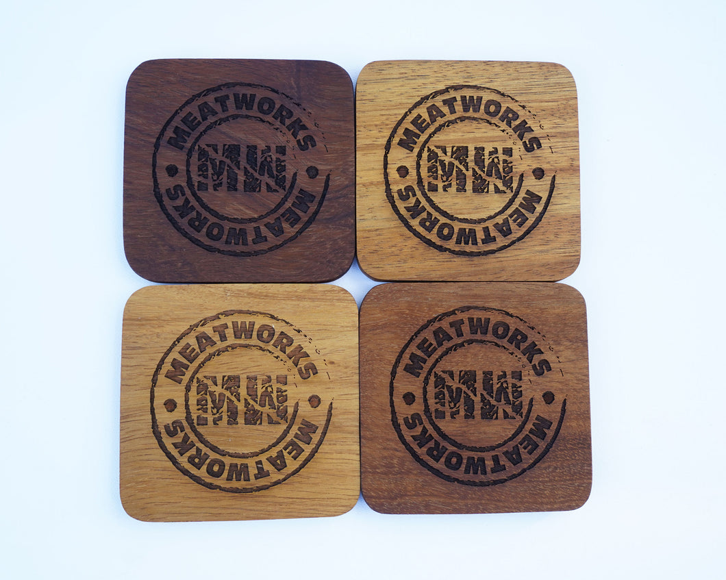 Wooden Coasters - Set of 4